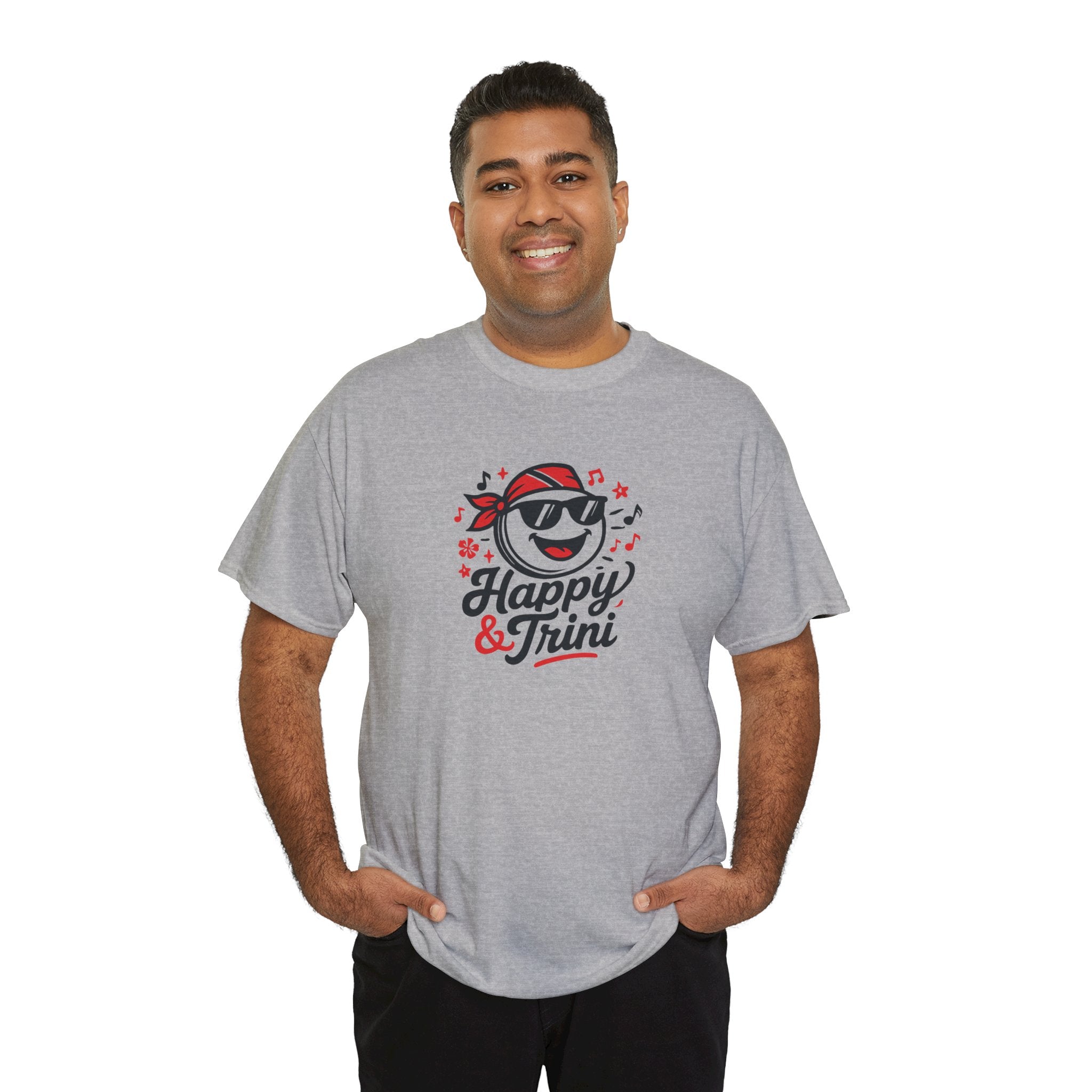 "Happy & Trini" -  Trinbago Culture Inspired T-Shirt