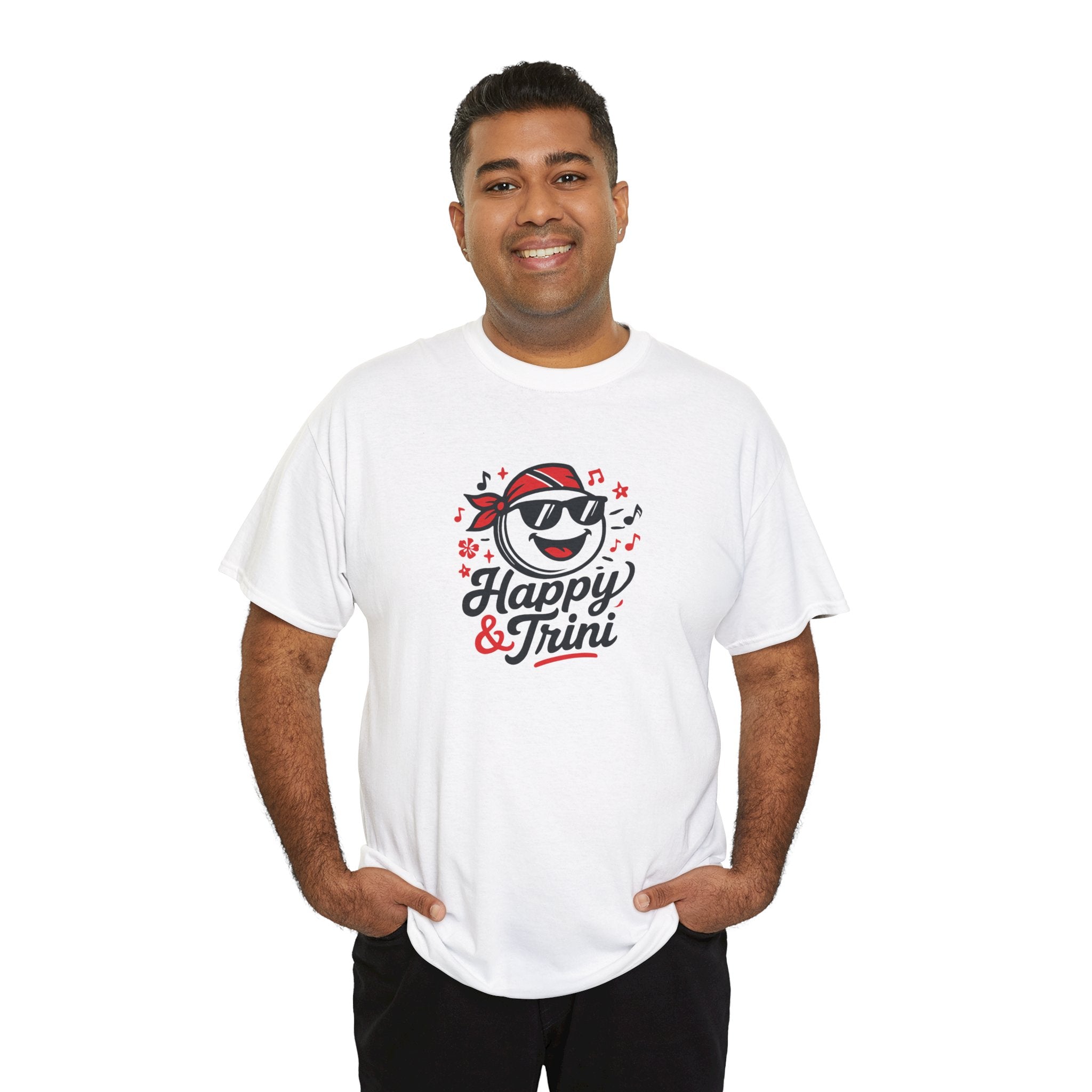 "Happy & Trini" -  Trinbago Culture Inspired T-Shirt