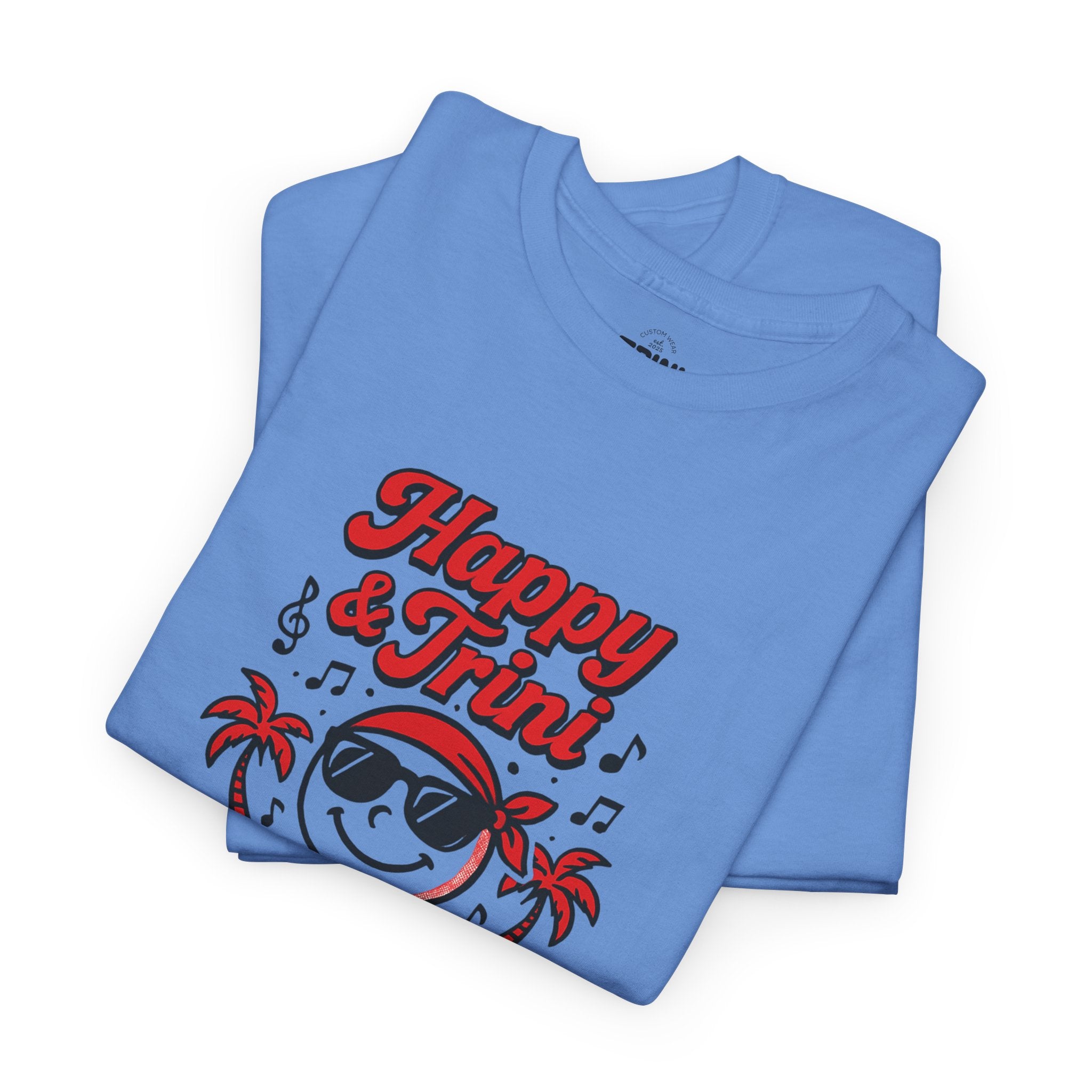 "Happy & Trini" - Trinbago Culture Inspired T-Shirt