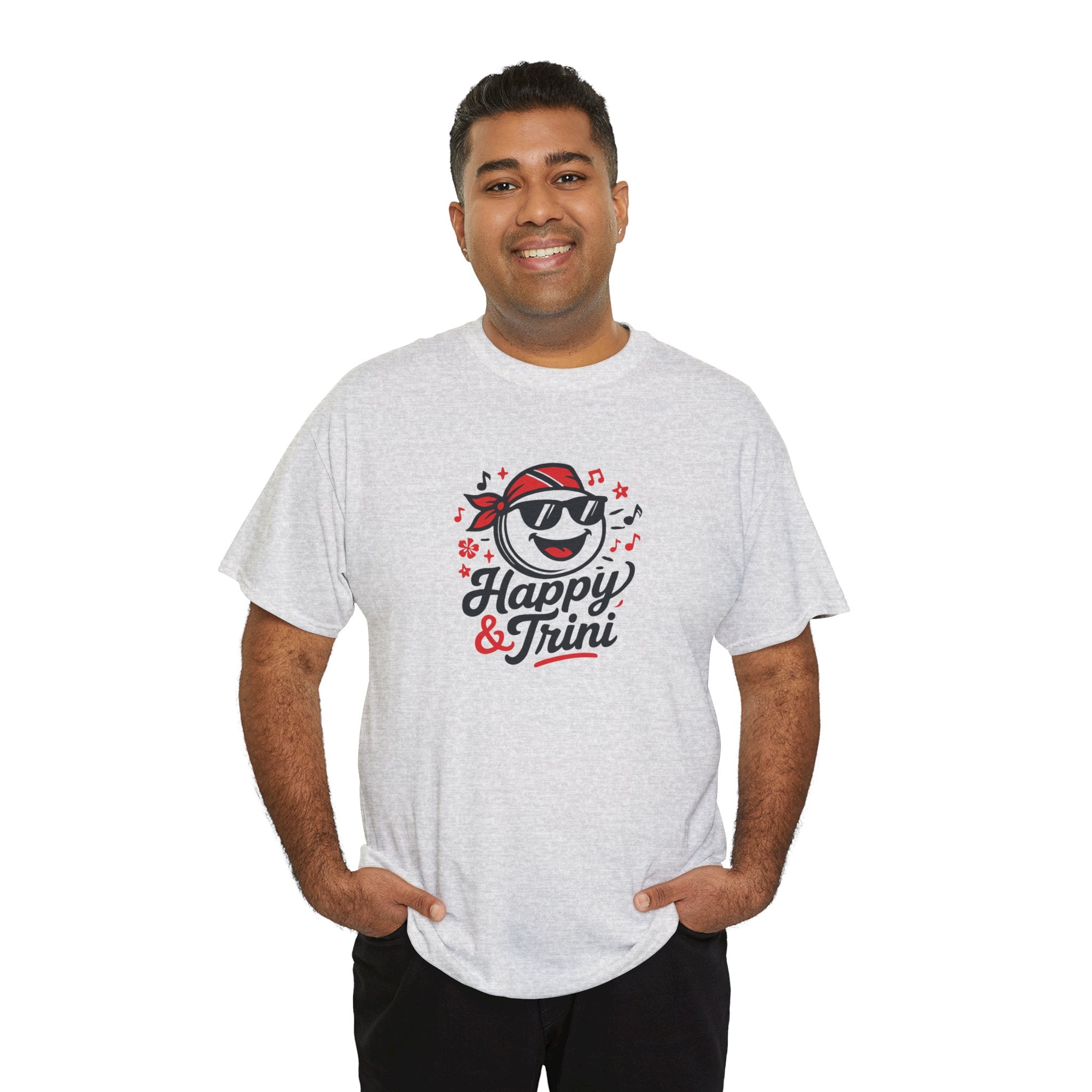 "Happy & Trini" -  Trinbago Culture Inspired T-Shirt
