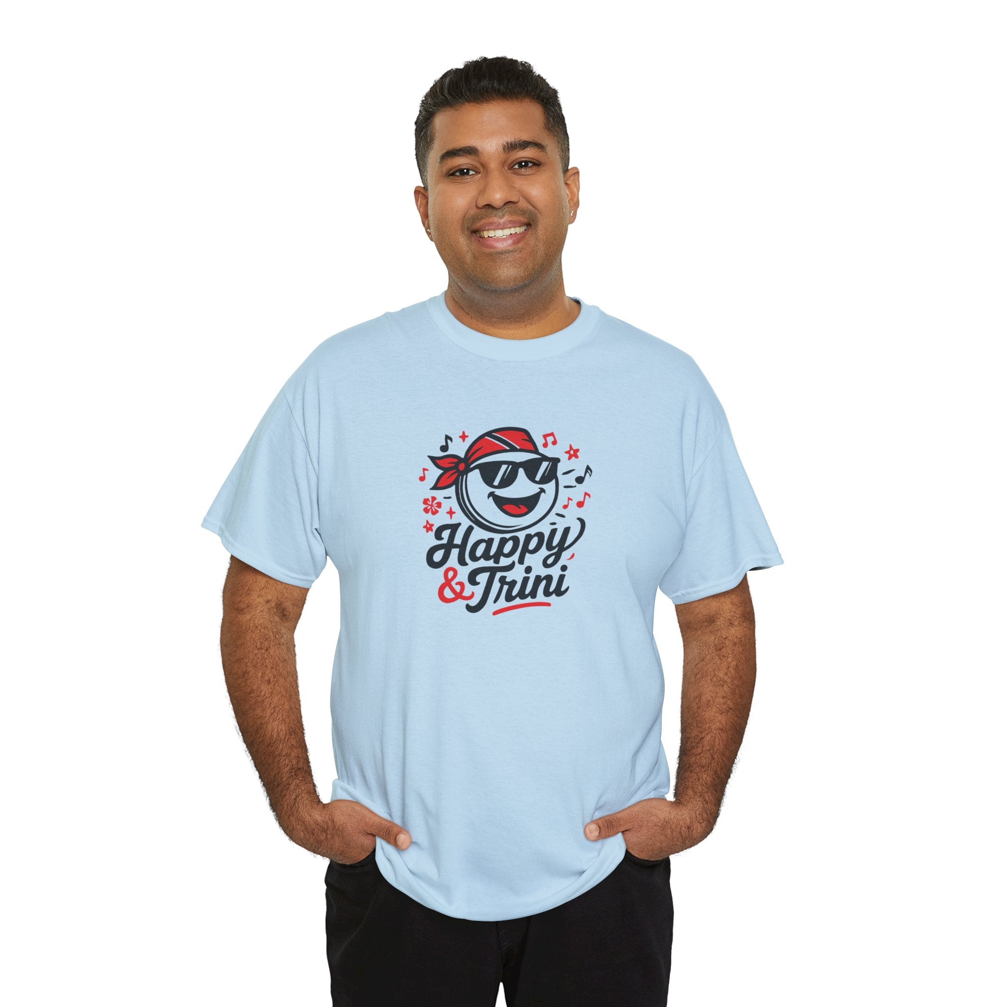 "Happy & Trini" -  Trinbago Culture Inspired T-Shirt